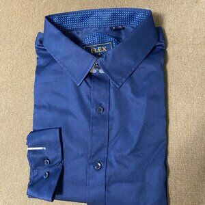 New XL Men's blue dress shirt